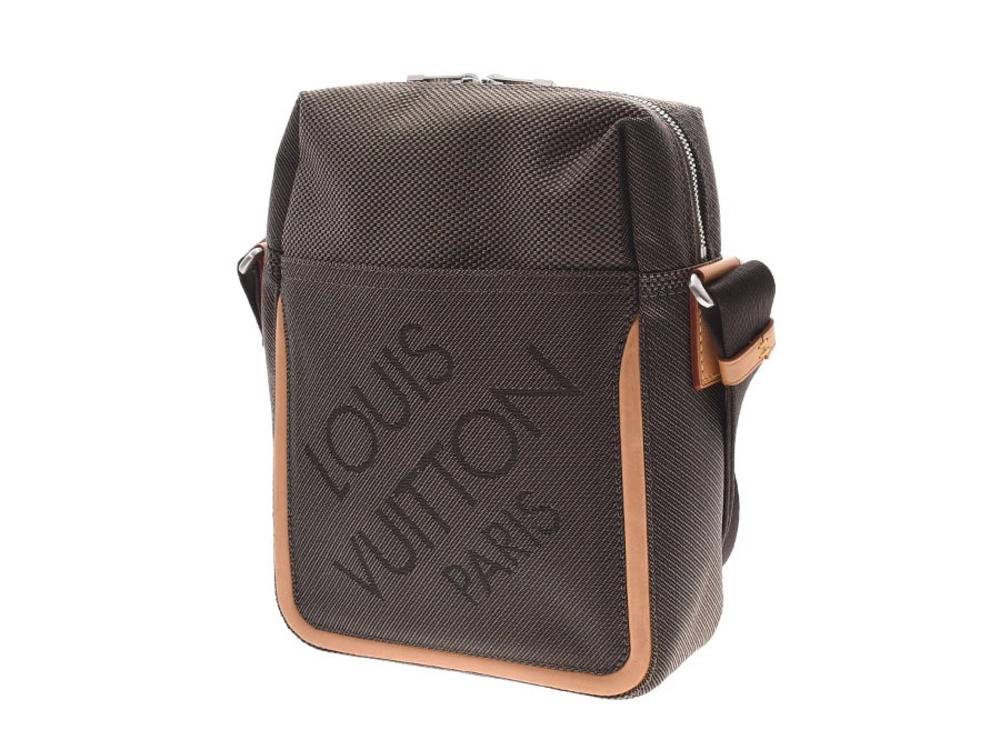 Louis Vuitton Terre Geant Shoulder Citadin Bag Black